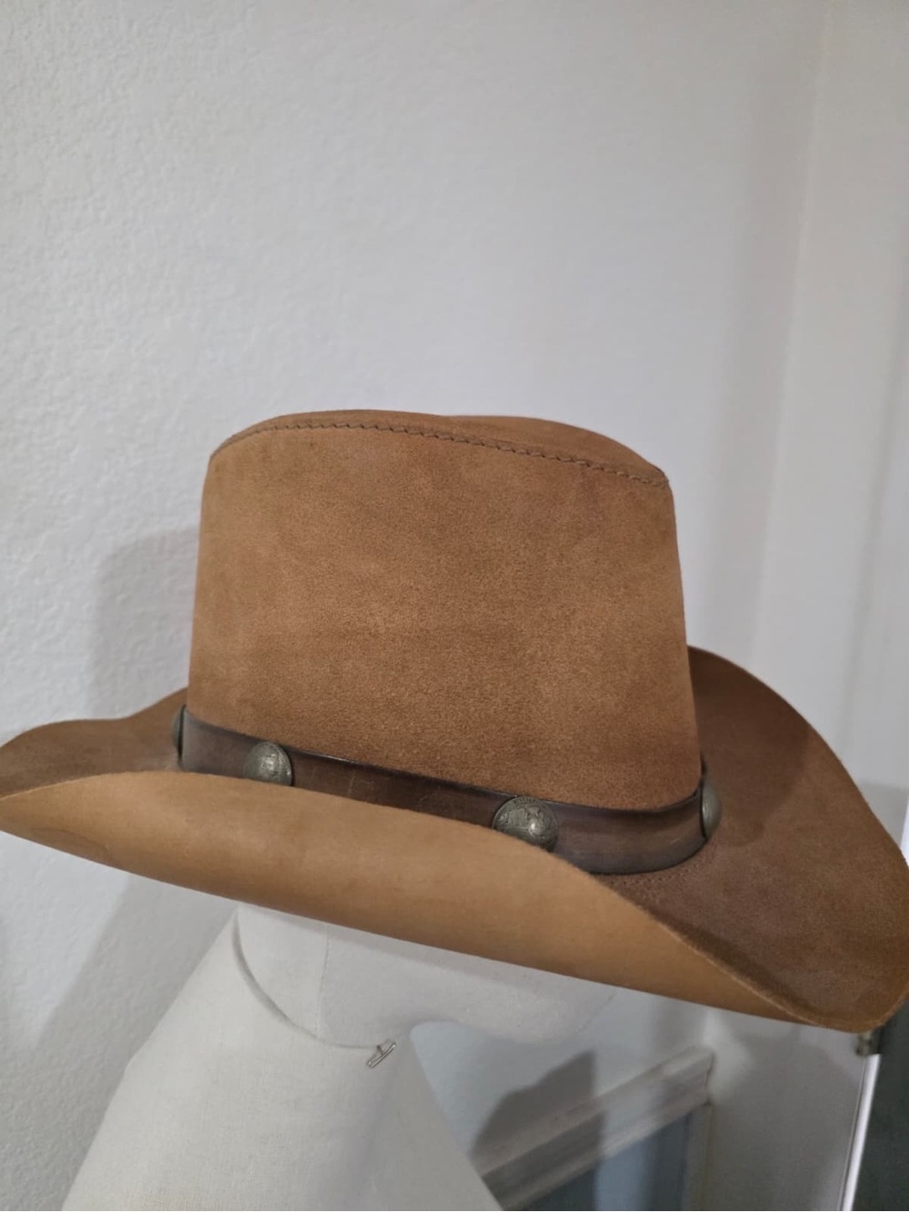 Vintage Head ‘n Home Comstock Leather Hat - Picture 2 of 11